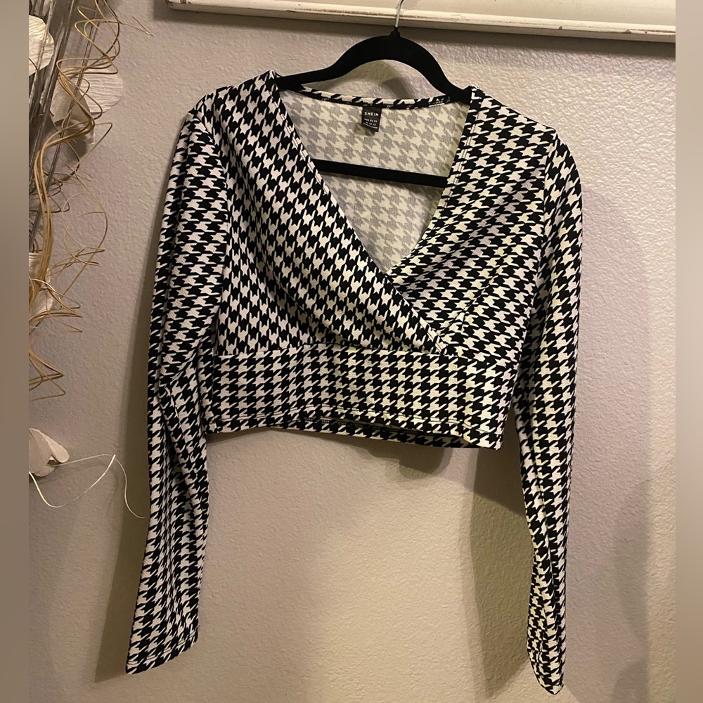 Shein Crop Top Long Sleeve